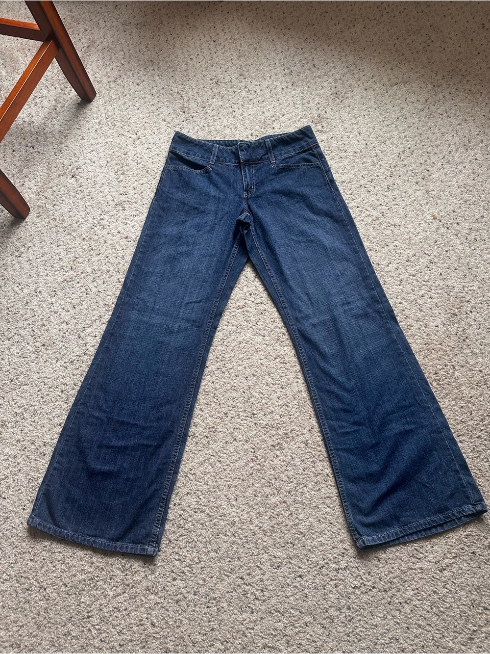 LONDONJEAN Dark Blue Wide-Leg Women's Jeans